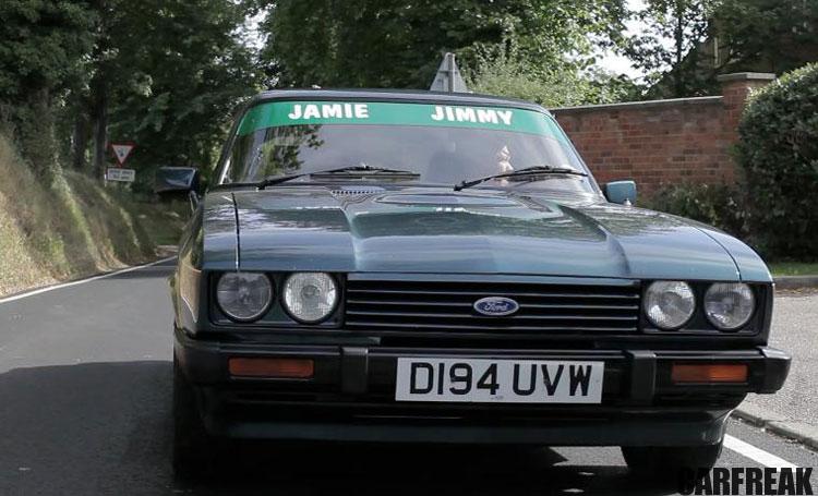Ford Capri featuring in Jamie's Food Fight Club