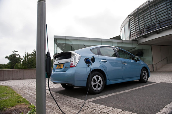 Electric Prius Plugged-In