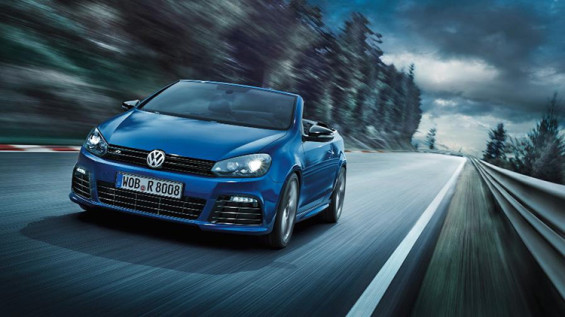 The Volkswagen Golf R Cabriolet