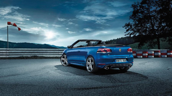 The Volkswagen Golf R Cabriolet