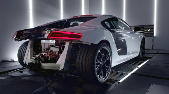 The Audi R8 V10 Plus