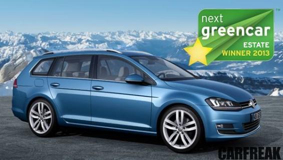 VW Golf Estate - Next Green Car Family Estate Winner 2013