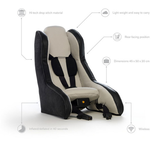 Volvo Inflatable Child Seat Concept