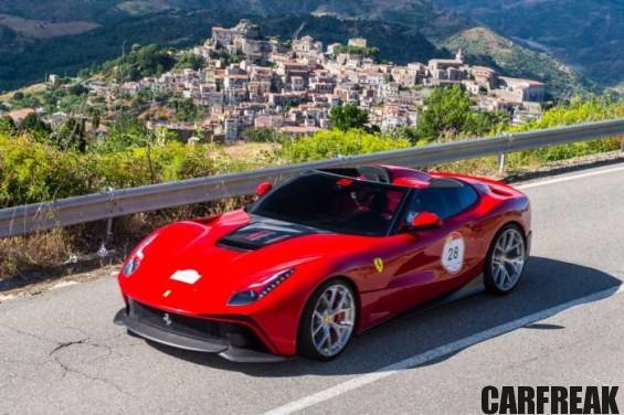 The custom made Ferrari F12 TRS