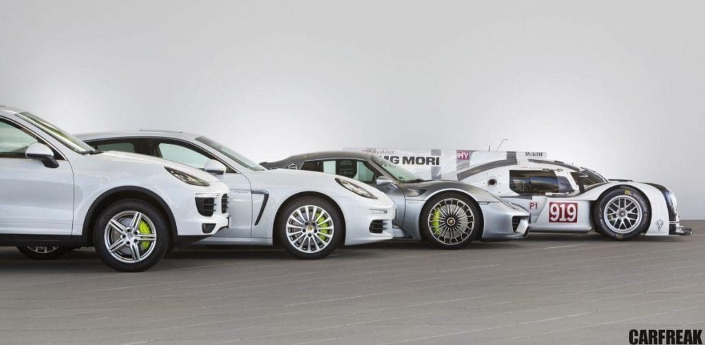 Porsche hybrid range