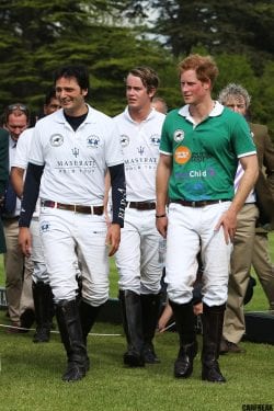 Satnam Dhillon, George Spencer-Churchill and Prince Harry