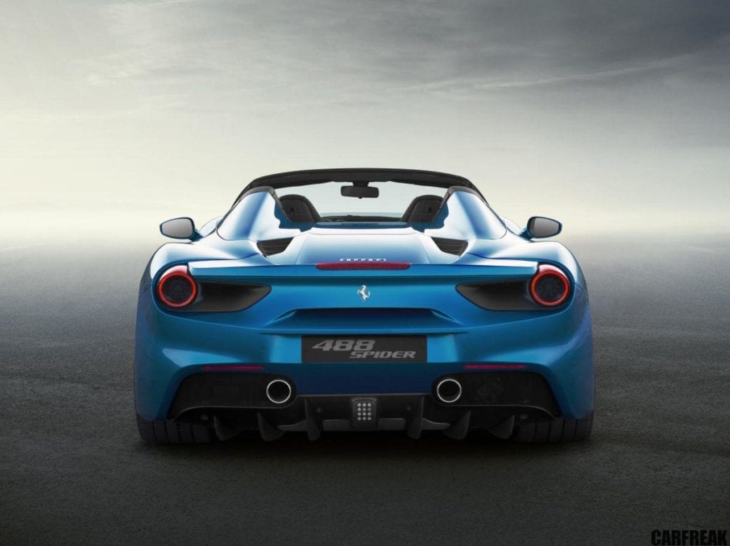 The Ferrari 488 Spider