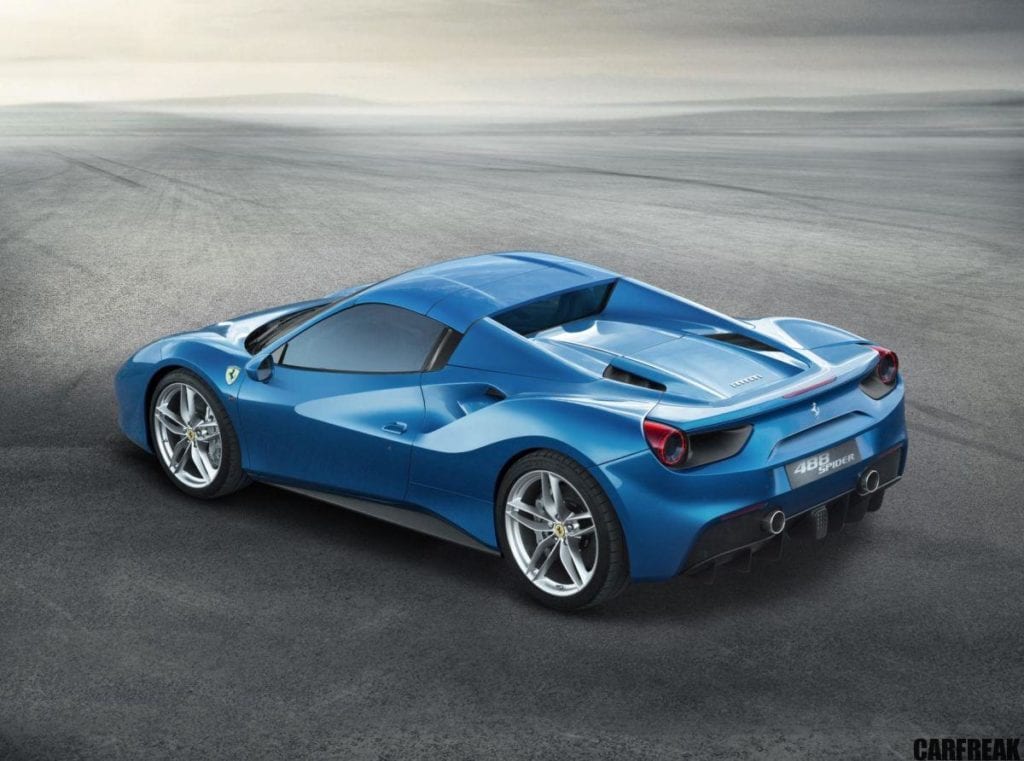 The Ferrari 488 Spider