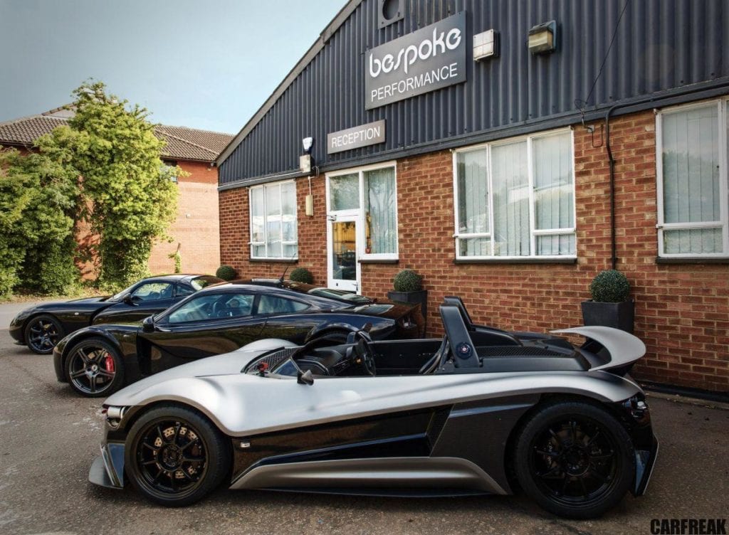 A VUHL 05 at newly-appointed dealer, Bespoke Performance
