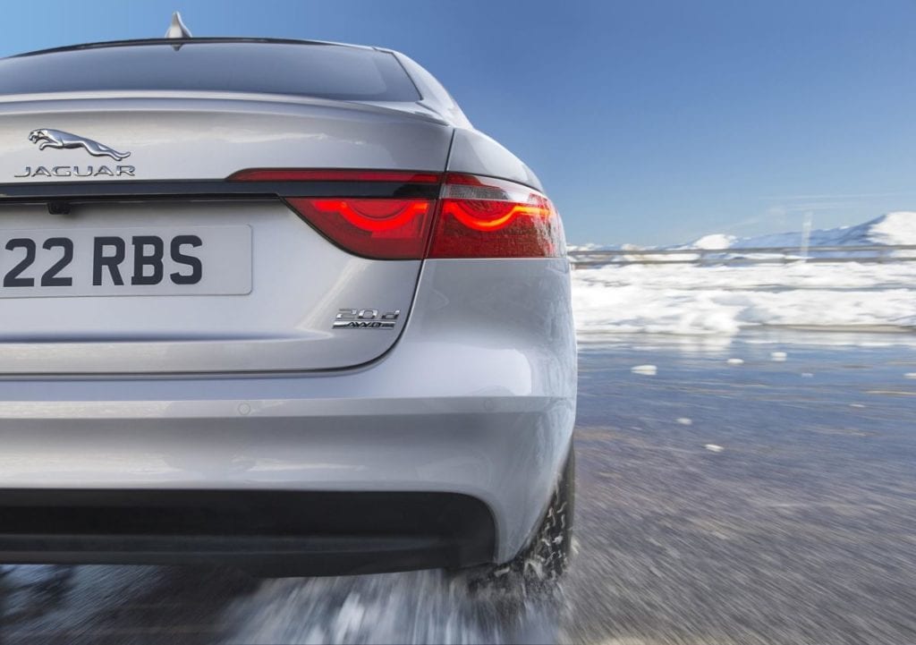 Jaguar Launches New XF All Wheel Drive in UK