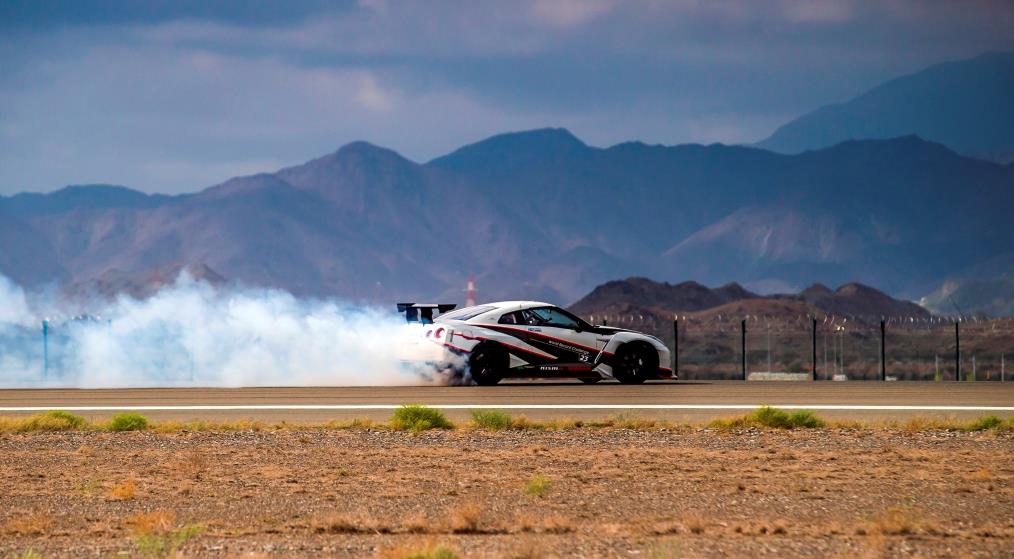 Nissan GT-R Drifting