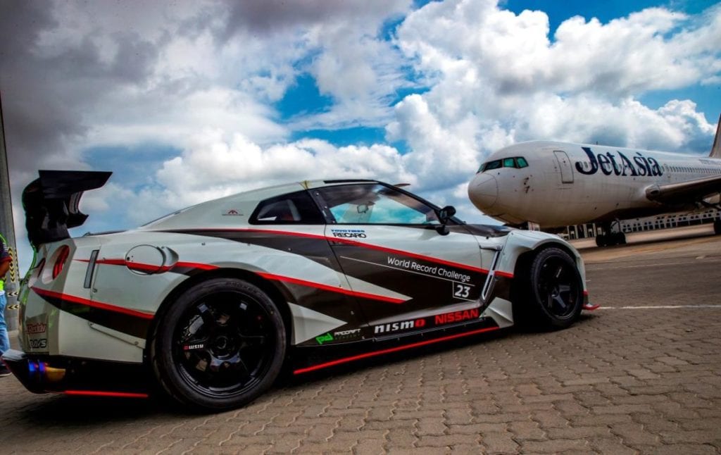 Nissan GT-R Drifting