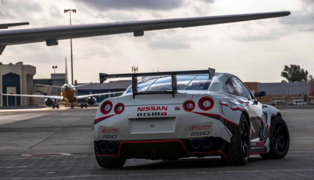 Nissan GT-R Drifting