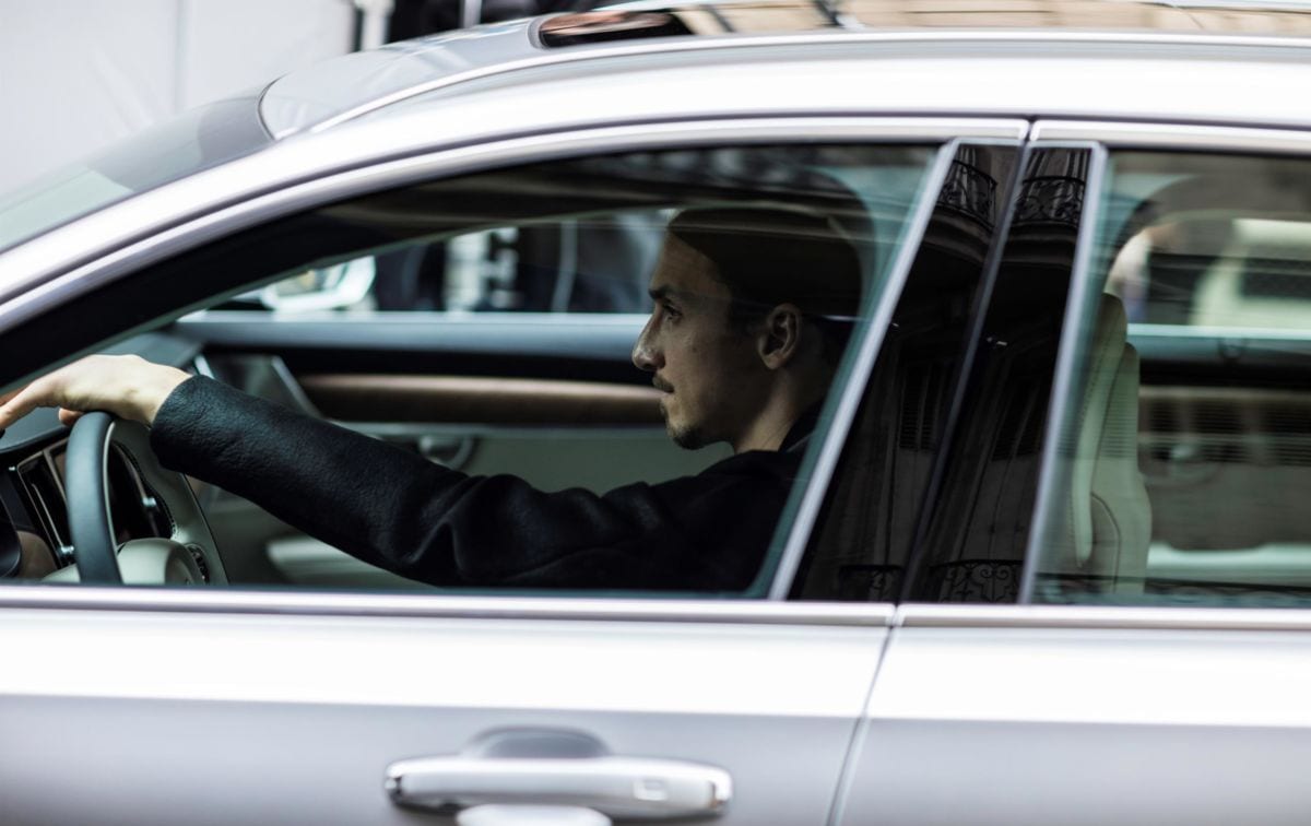 Zlatan Ibrahimović In Volvo V90