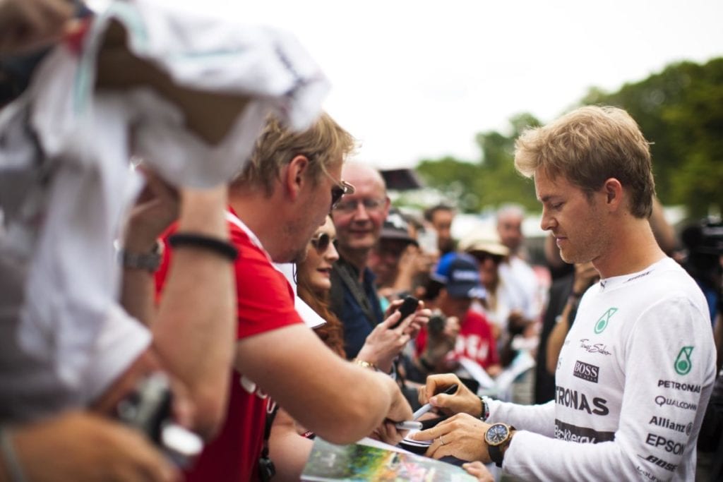 Nico Rosberg at the Goodwood Festival of Speed