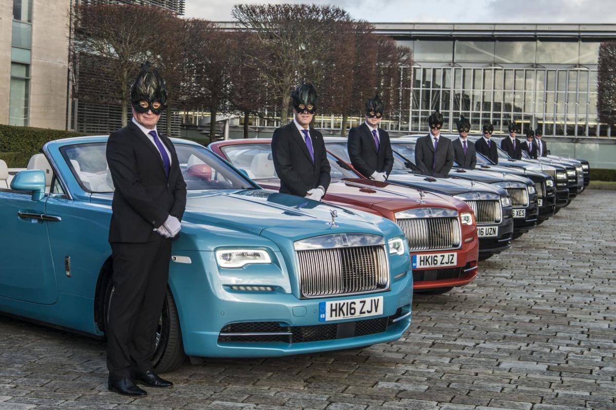 Rolls-Royce chauffeurs prepare for Elephant Family Animal Ball
