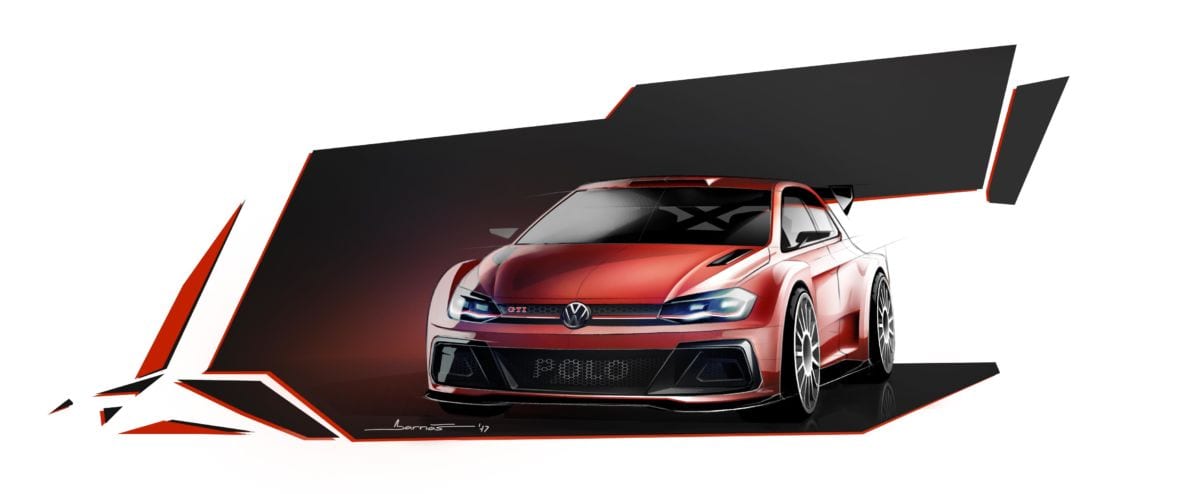 Polo R5 GTI Sketch 2017