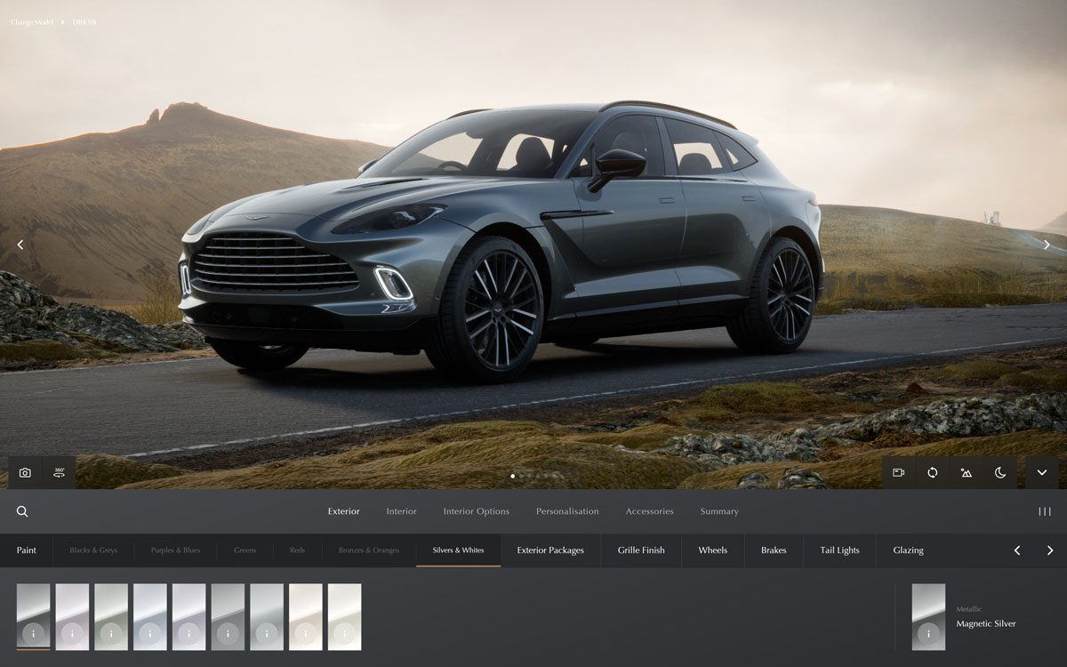 Aston Martin Configurator