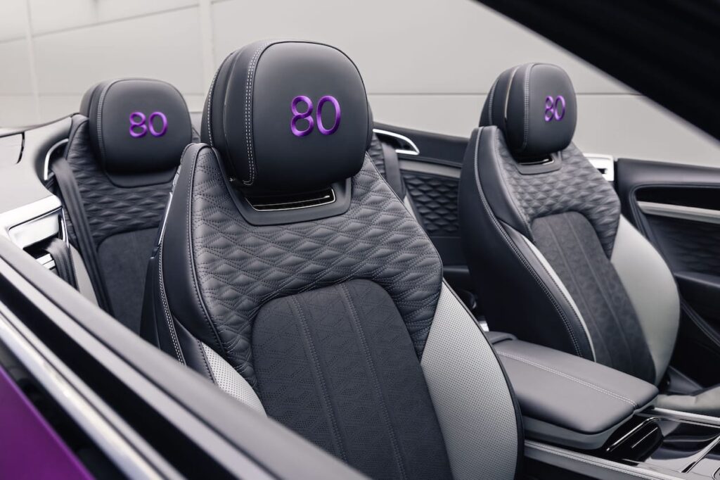 Continental GTC in Bespoke Supernova Purple Ombre