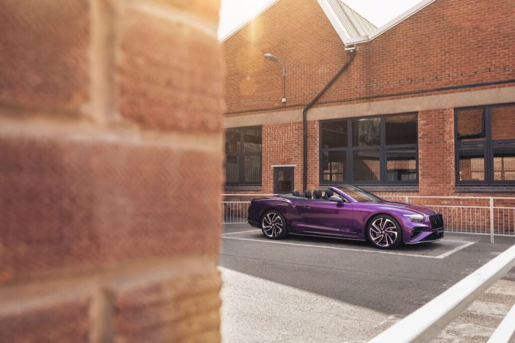 Continental GTC in Bespoke Supernova Purple Ombre