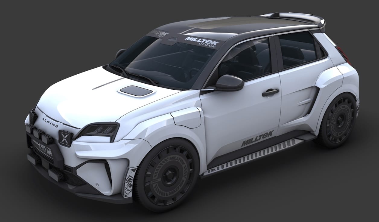Milltek Design Unveils Striking New Wide Body Kit for Renault 5 and Alpine A290 at Goodwood Festival of Speed 2026